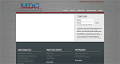 Desktop Screenshot of mdgbenefits.com