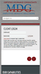 Mobile Screenshot of mdgbenefits.com