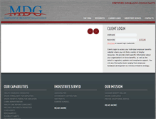 Tablet Screenshot of mdgbenefits.com